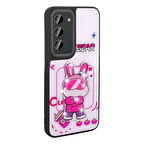 Galaxy S23 Kılıf Parlayan Kabartmalı İkonik Figürlü Amas Silikon Kılıf