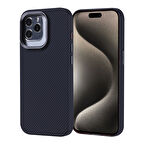 iPhone 15 Pro Kılıf Magsafe Şarj Özellikli Karbon Fiber Görünümlü Nekst Kılıf