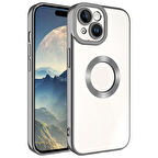 iPhone 15 Kılıf Kamera Korumalı Logo Gösteren Omega Kılıf