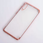 Galaxy A50 Kılıf Dört Köşeli Lazer Silikon Kılıf