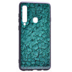 Galaxy A9 2018 Mermer Desenli Pane Silikon Kılıf