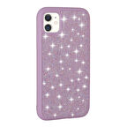 iPhone 11 Kılıf Parlak Taşlı Tasarım Pırlanta Kılıf