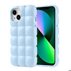 iPhone 13 Kılıf Parlak Esnek Silikon Dom Dom Kılıf