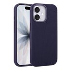 iPhone 16 Kılıf M-Safe Şarj Özellikli Kumaş Tasarımlı Miami Sert PC Kılıf