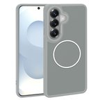 Galaxy S26 Plus Kılıf M-Safe Şarj Özellikli Metal Kamera Çerçeveli Sanremo Silikon Kılıf