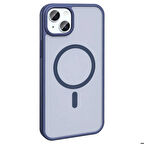 iPhone 14 Plus Kılıf Magsafe Şarj Özellikli Mat Arka Yüzey Sio Kılıf