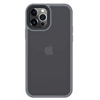 iPhone 12 Pro Max Kılıf Kenarları Renkli Arkası Mat Kılıf