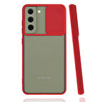 Galaxy S22 Plus Kılıf Lensi Sürgülü Kamera Koruyucu Kılıf