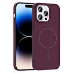 iPhone 14 Pro Max Kılıf Magsafe Şarj Özellikli Ruby Sert Kılıf