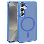 Galaxy S24 FE Kılıf Magsafe Şarj Özellikli Mat Arka Yüzey Sio Kılıf