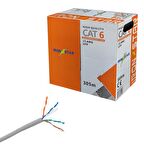 IRONSTAR 23AWG UTP CAT6 Network Kablosu Gri 305Metre