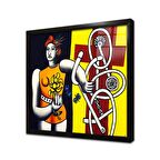 Big Julie Çerçeveli Cam Tablo