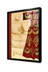 Osmanlı Kaftan Çerçeveli Cam Tablo