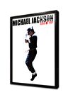 Michael Jackson Çerçeveli Cam Tablo