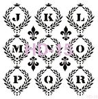 HD015 Home Dekor Stencil 45x45