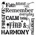 HOME DECOR STENCIL HD-53 45X45