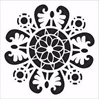 HD119 Home Dekor Stencil 45x45