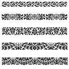 HOME DECOR MİNİ STENCIL HDM-197 25X25