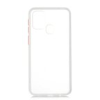 Galaxy M31 Kılıf Zore Fri Mat Yüzey Renkli Kenar Kılıf