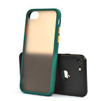 Apple iPhone SE 2020 Kılıf Fri Mat Yüzey Renkli Kenar Kılıf