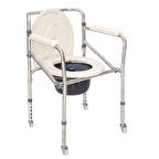 Medikaltec  DM-697 Küçük Tekerlekli Tuvaletli Sandalye