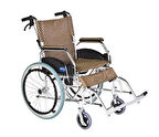 Medikaltec Refakaatci Frenli  Alüminyum Tekerlekli Sandalye