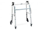Medikalcim Dört Tekerlekli Frenli Alüminyum Walker