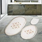 Akasya Saçaklı Banyo Takımı 2 Pcs