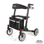 Medikaltec Alüminyum Tekerlekli Rolatör Karbon Gri