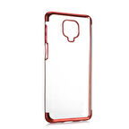 Xiaomi Redmi Note 9 Pro Kılıf İnce Köşeleri Renkli Şeffaf Silikon