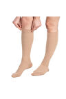 Medikalcim Ccl2 Diz Altı Burnu Kapalı Varis Çorabı (Bej)