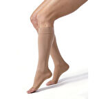 Medikalcim Dizaltı Burnu Açık CCL2 Bej Varis Çorabı NO:7