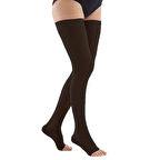 Medikalcim Dizüstü Burnu Açık CCL2 Siyah Varis Çorabı 1 NUMARA