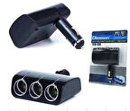 Ayt Olesson 1520 12-24V 3Lü 120W Araç Oto Tır Çakmak Çoklayıcı Çakmaklık Çoğaltıcı