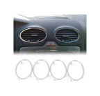 Ford Focus Havalandırma Çerçevesi Mat Tip 4 Adet Takım 2006-2011