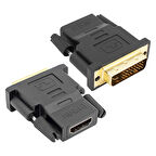 Powermaster HDMI Dişi DVI Erkek 24+5 Dvı Girişini Hdmı Girişine Çevirici Dönüştürücü Aparat Soket