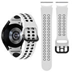 NovStrap Samsung Galaxy Watch 4 40 42 44 46 mm Uyumlu Kordon Extreme Spor Delikli Kayış