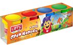 Lets Oyun Hamuru Küçük Boy 4 Renk (L8240)