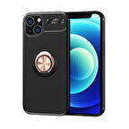 Apple iPhone 13 Kılıf Yüzüklü Magnetli Ravel Case