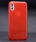 Apple iPhone X Kılıf Simli Parlak Shining Kapak