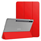 Samsung Galaxy Tab S6 T860 T865 T867 Kılıf PU Deri Smart Standlı Case