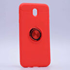 Samsung Galaxy J730 Pro Kılıf Yüzüklü Magnetli Ravel Case