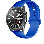 Samsung Galaxy Watch 4 5 6 7 FE 40 40 44 Classic 42 43 46 47 mm Kordon Silikon Spor Kordon 20mm