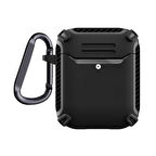 Apple Airpods 1. / 2. Nesil Uyumlu Kılıf Karbonfiber TPU Silikon Uyumlu Kılıf 26