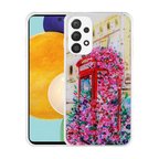 Samsung Galaxy A52 Kılıf Simli Desenli Kamera Korumalı Kapak