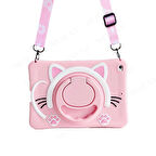 Apple iPad Pro 11 3. Nesil 2021 Kılıf Cute Dolls Standlı Eğlenceli 3D Karekterli Çocuk Kılıfı A2377 A2499 A2301 A2460