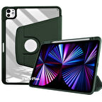 Apple iPad Pro 11 3. 4. Nesil Kılıf Termik Kalem Bölmeli Dönebilen Standlı Kılıf A2435 A2759 A2761-62 A2377-01 A2459-60