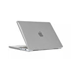 Apple Macbook Pro 14inç M3/M4/Max A3112 A3185 A3401 A2918 A1992 Kılıf Kristal Ön Arka Şeffaf Kapak