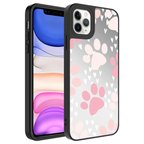 Apple iPhone 11 Pro Max Kılıf Aynalı Desenli Kamera Korumalı Parlak Mirror Kapak