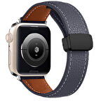 Haylou Solar LS05 22mm Kordon Magnetli PU Deri Kordon 22mm